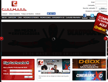 Tablet Screenshot of cinemark-peru.com